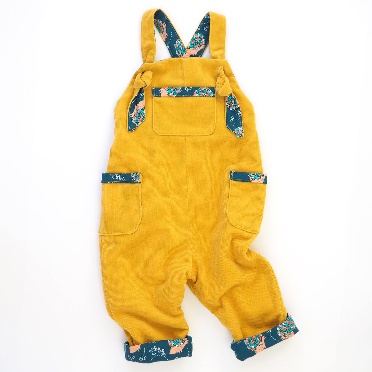 Mustard dungarees baby best sale