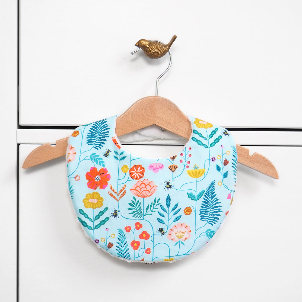 Bees and Blooms Bib