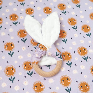 
            
                Load image into Gallery viewer, Smiling Sunflowers Teething Ring (Pre-order)
            
        