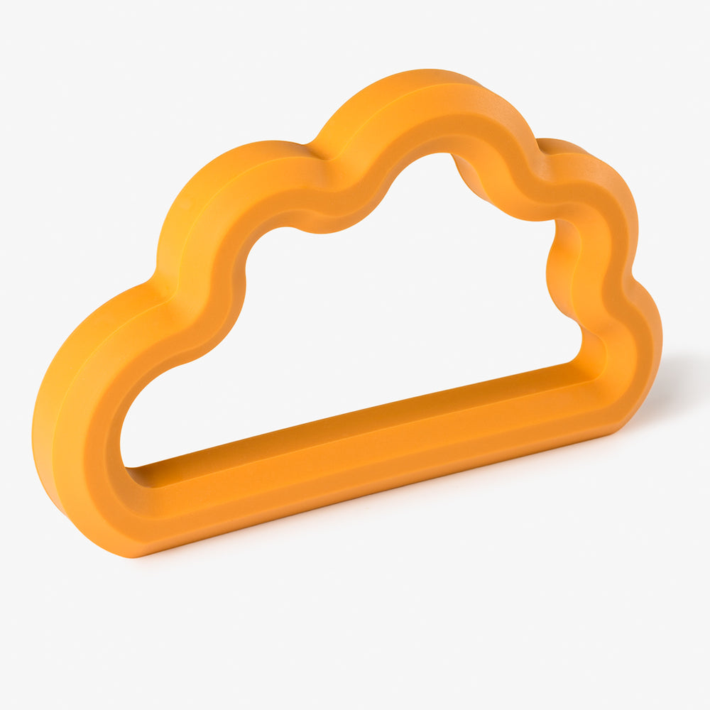 
            
                Load image into Gallery viewer, Yellow Cloud Silicone Baby Teether
            
        